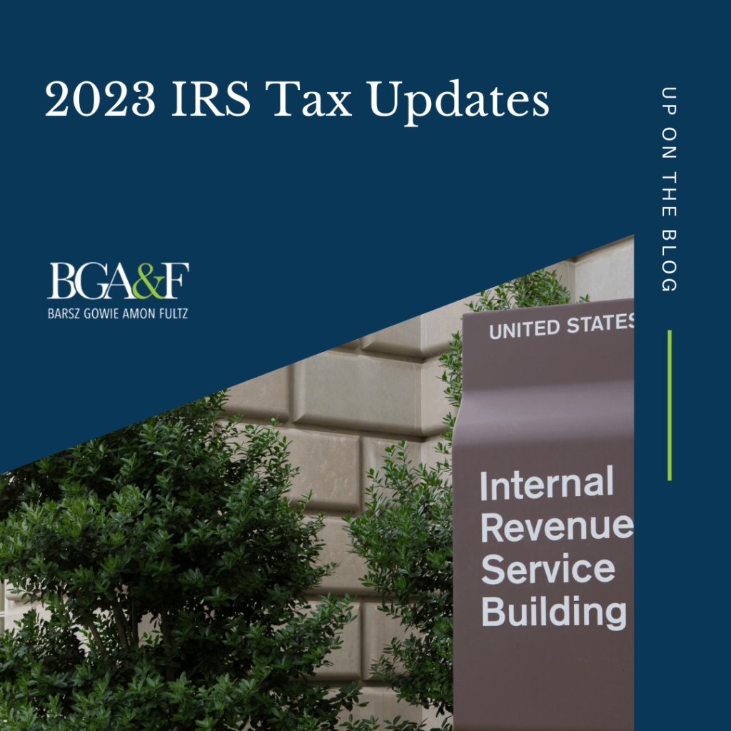 2023 IRS Tax Updates